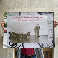 AGAIN, A TIME MACHINE (Kippenberger poster)