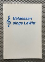 Baldessari sings LeWitt