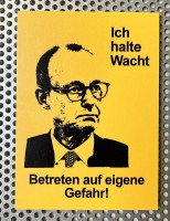 Betreten auf eigene gefahr - print