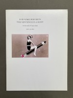 For Some Perverts the Sentence is a Body: On the work of Frances Stark