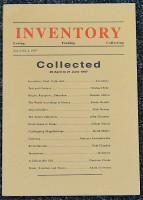 Inventory: Losing, Finding, Collecting - Vol. 2 No.2 - 1997