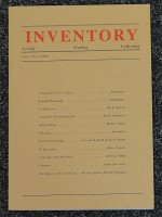 Inventory: Losing, Finding, Collecting - Vol. 3 No.2 - 1999