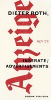 Dieter Roth:   Inserate 1971 / 1972