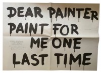 Dear Painter, paint for me one last time