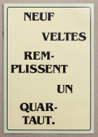 Neuf veltes remplissent un quartaut