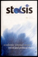 Stasis. Academic journal. Social and political theory