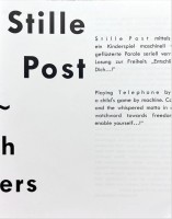 Outlandish Whispers / Stille Post