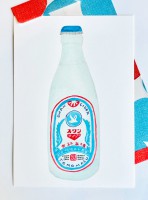 Swan Cider Bottle Print