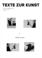 Texte Zur Kunst 70 / May 2008 "Stefan Germer"