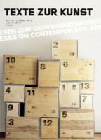 Texte Zur Kunst 74 / June 2009 “Statements on contemporary art”