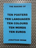 The Making Of Ten Posters Ten Languages Ten Colours Ten Words Ten Euros (light blue cover)