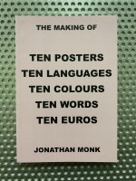 The Making Of Ten Posters Ten Languages Ten Colours Ten Words Ten Euros (light pink cover)