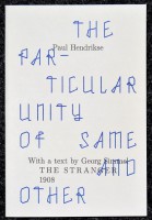 The Particular Unity of Same and Other