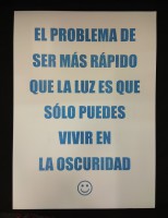 The Problem of Being Faster Than Light... - (Black, Blue) 
