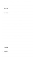 Natalie Czech - to icon poems - Capitain Petzel