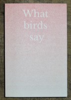 What Birds Say