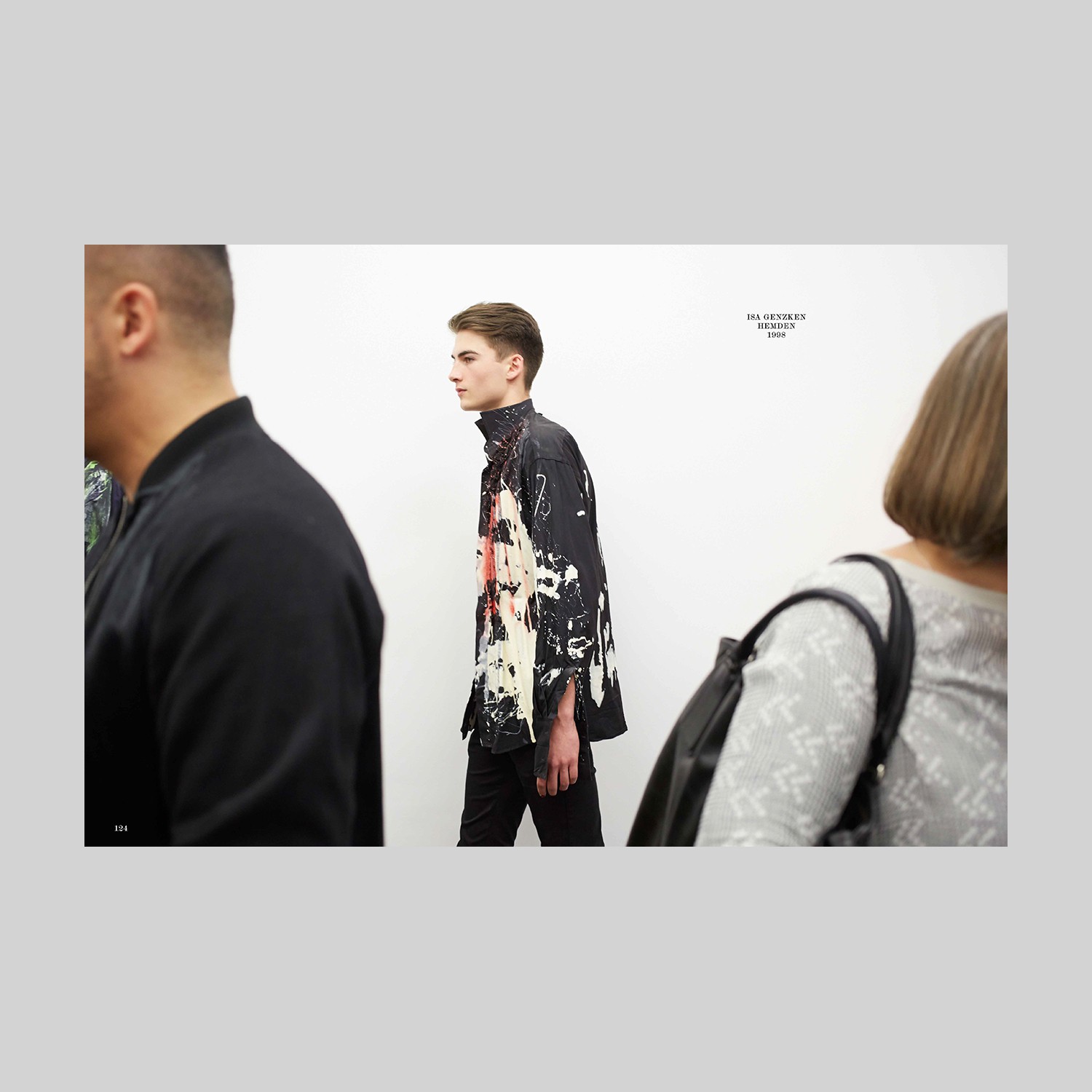 Vanessa Beecroft, Robert Longo, Andrea Crespo (by Tobi Haslett), Paulo