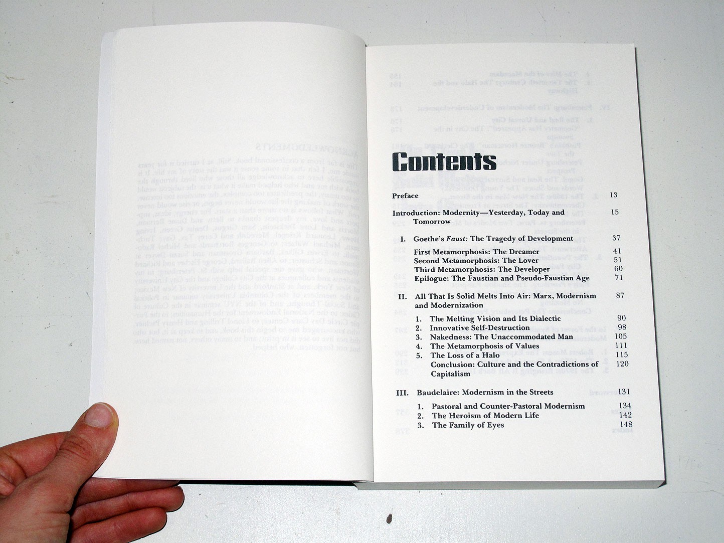 All That Is Solid Melts Into Air: The Experience of Modernity