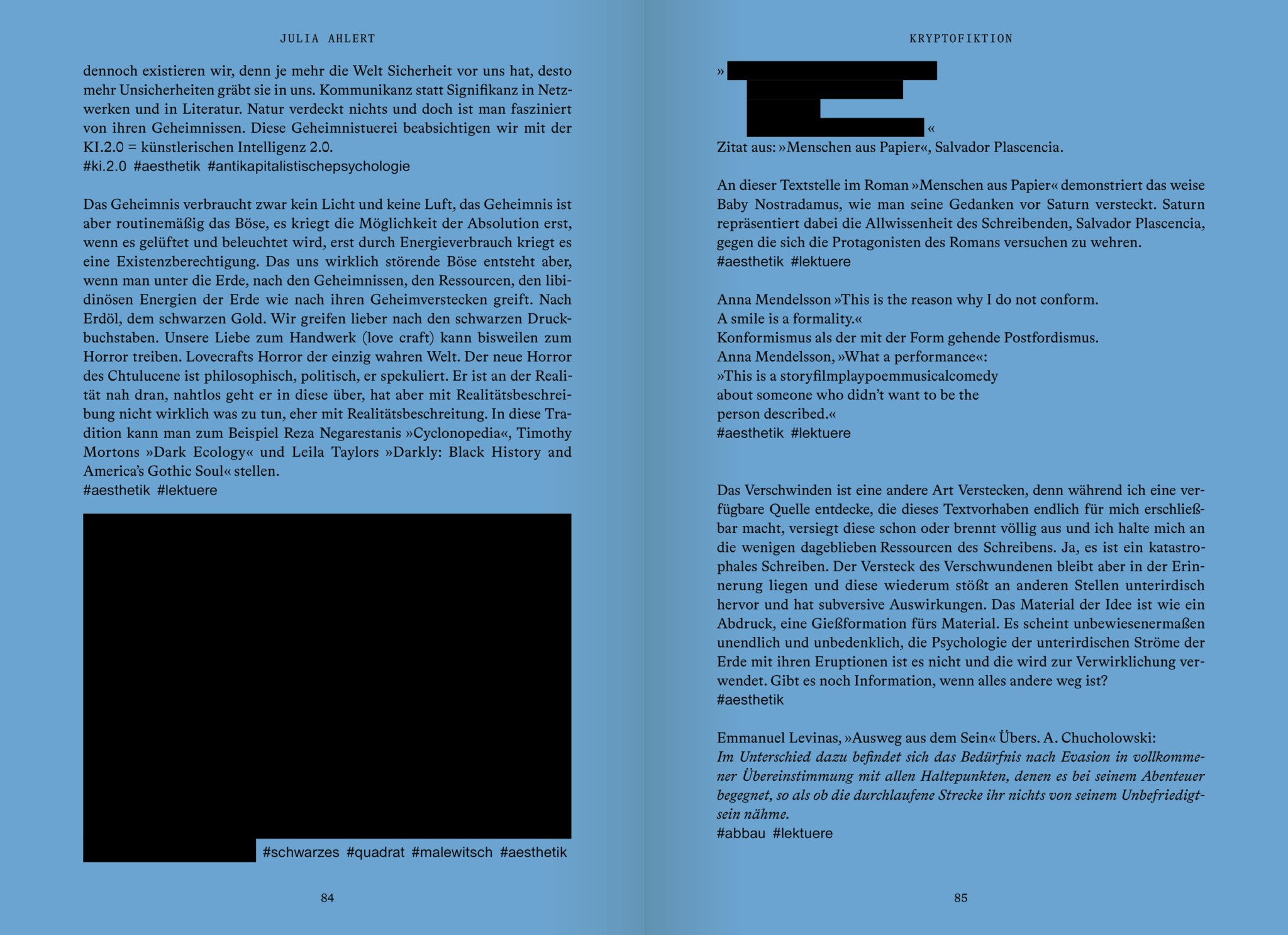 Edit 84/85 Christina Hansen, Miryam Schellbach, Lara Hampe (Eds