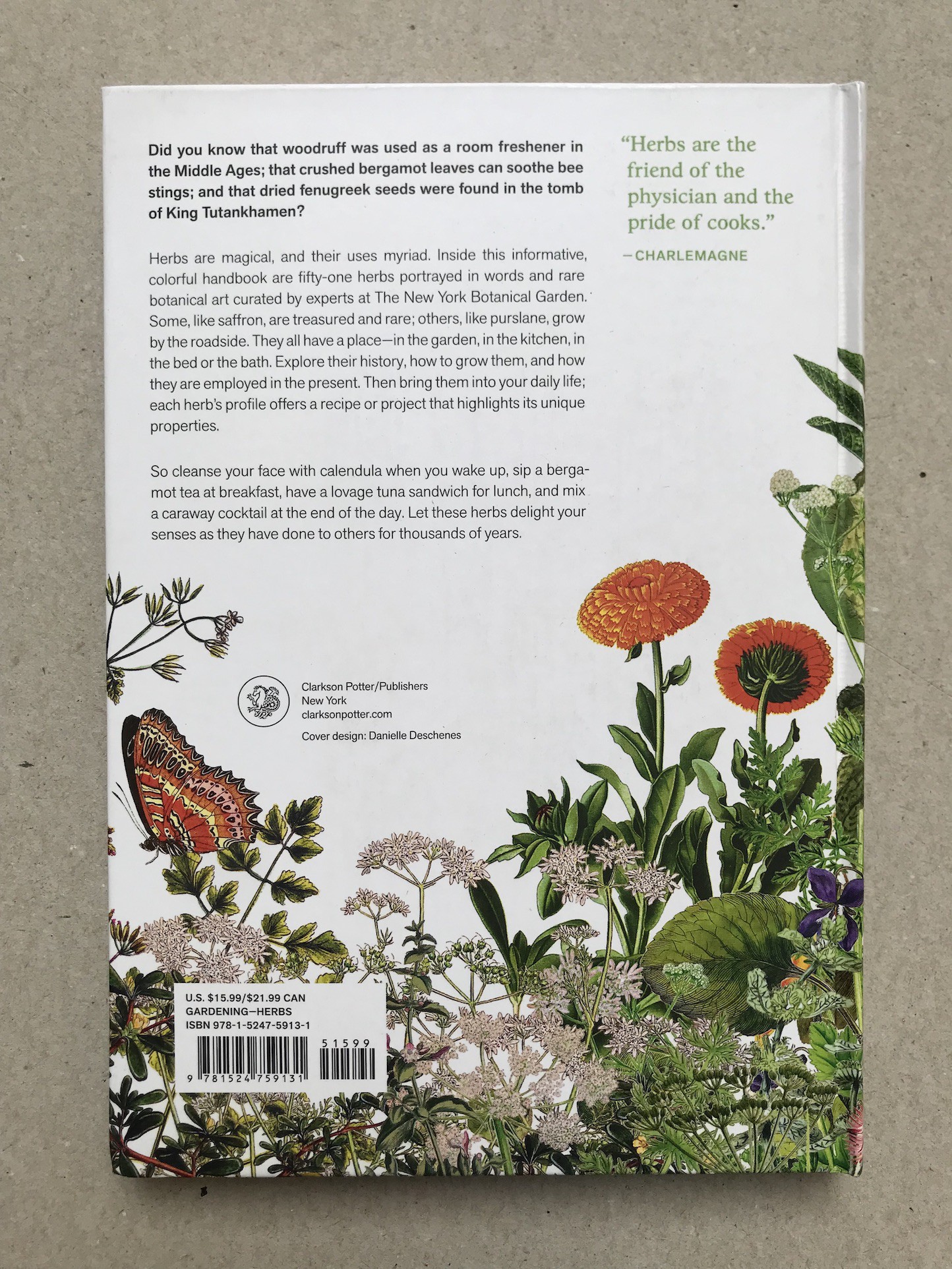 Herbal Handbook The New York Botanical Garden Clarkson Potter