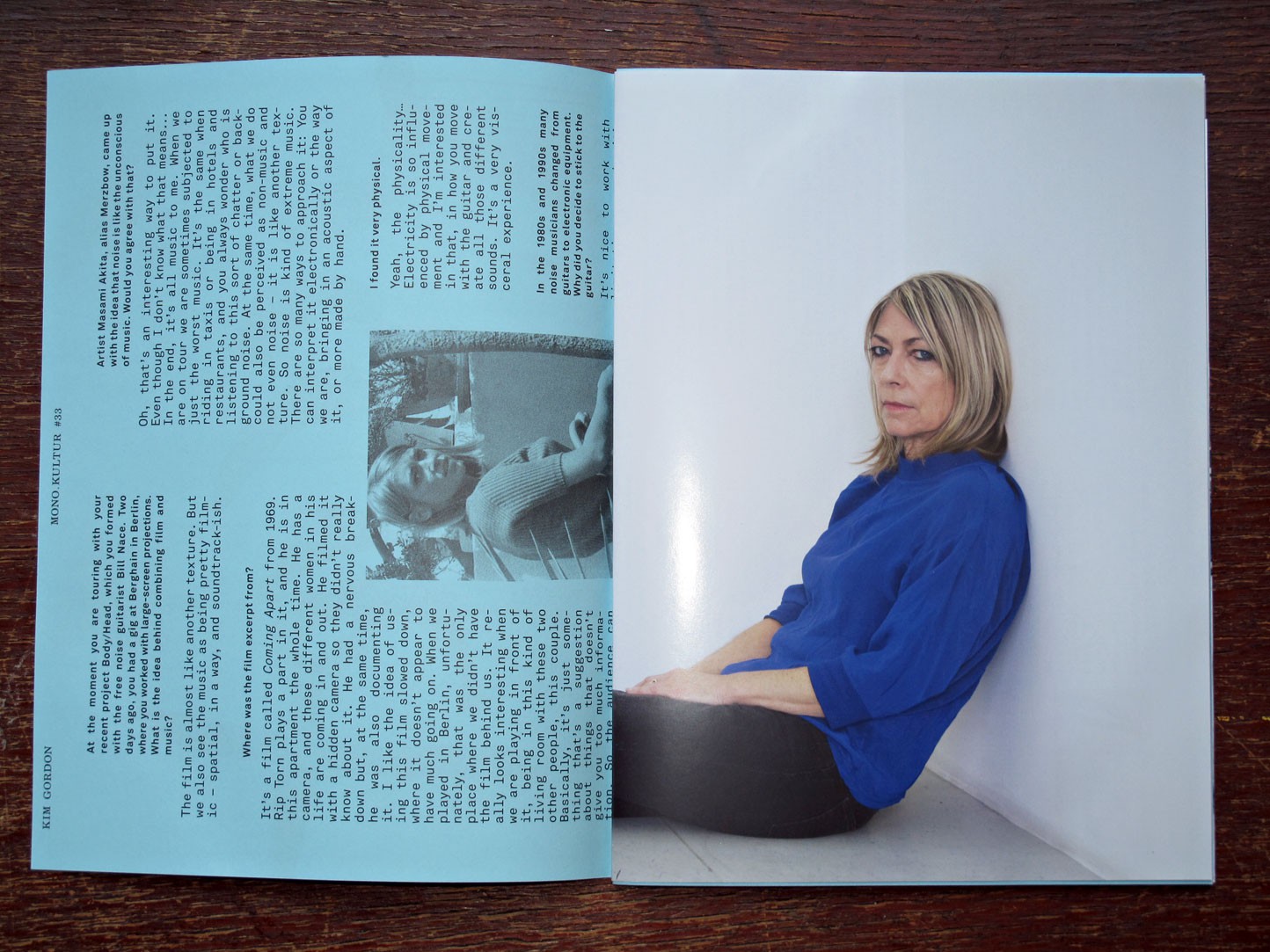 アート・デザイン・音楽 THE International magazine #3 Kim Gordon Kim Gordon Wanted to Be a Visual Artist. Then She Got