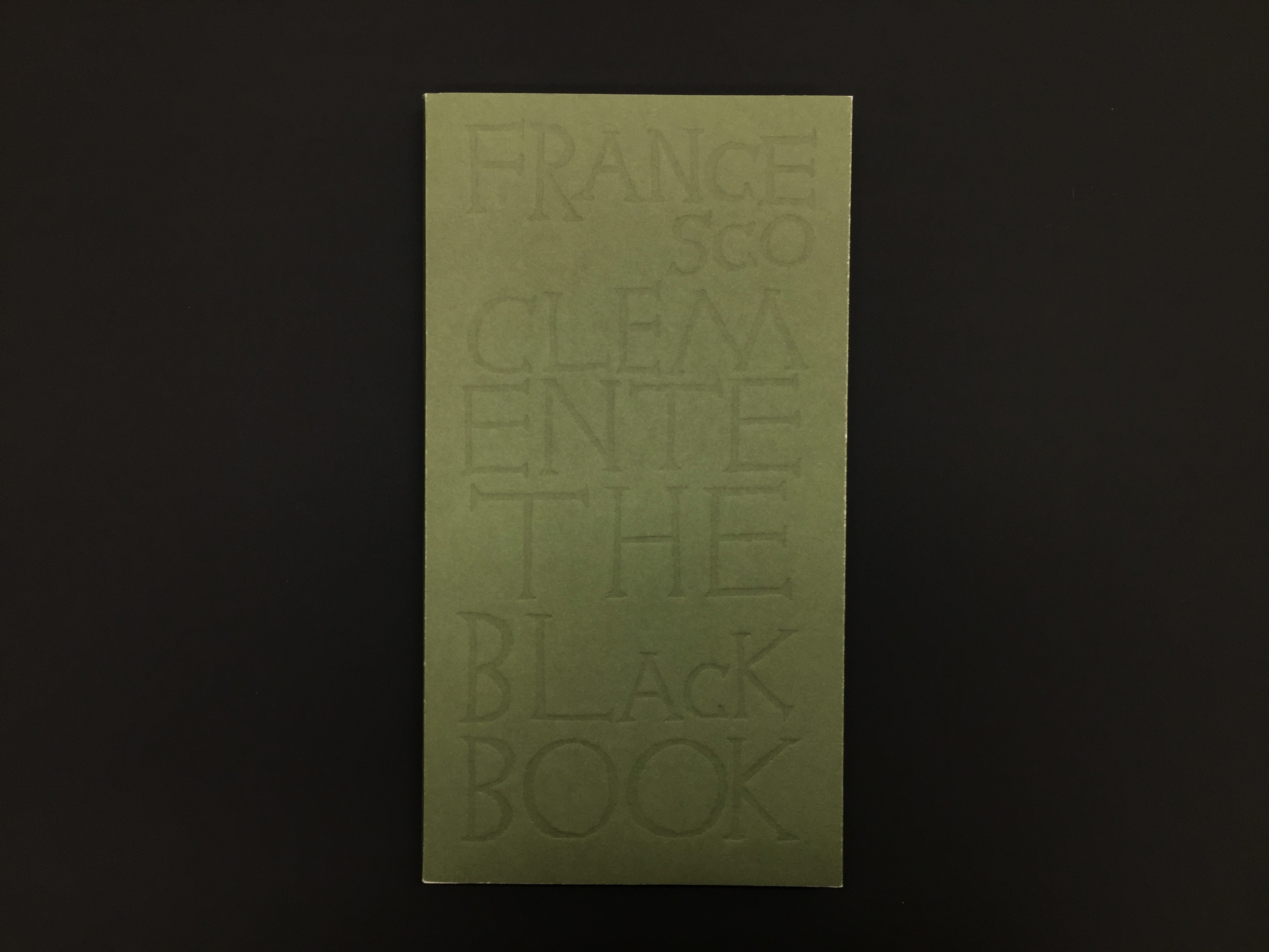 アート・デザイン・音楽 Francesco Clemente The Black Book Francesco Clemente: The Black Book, Francesco Clemente