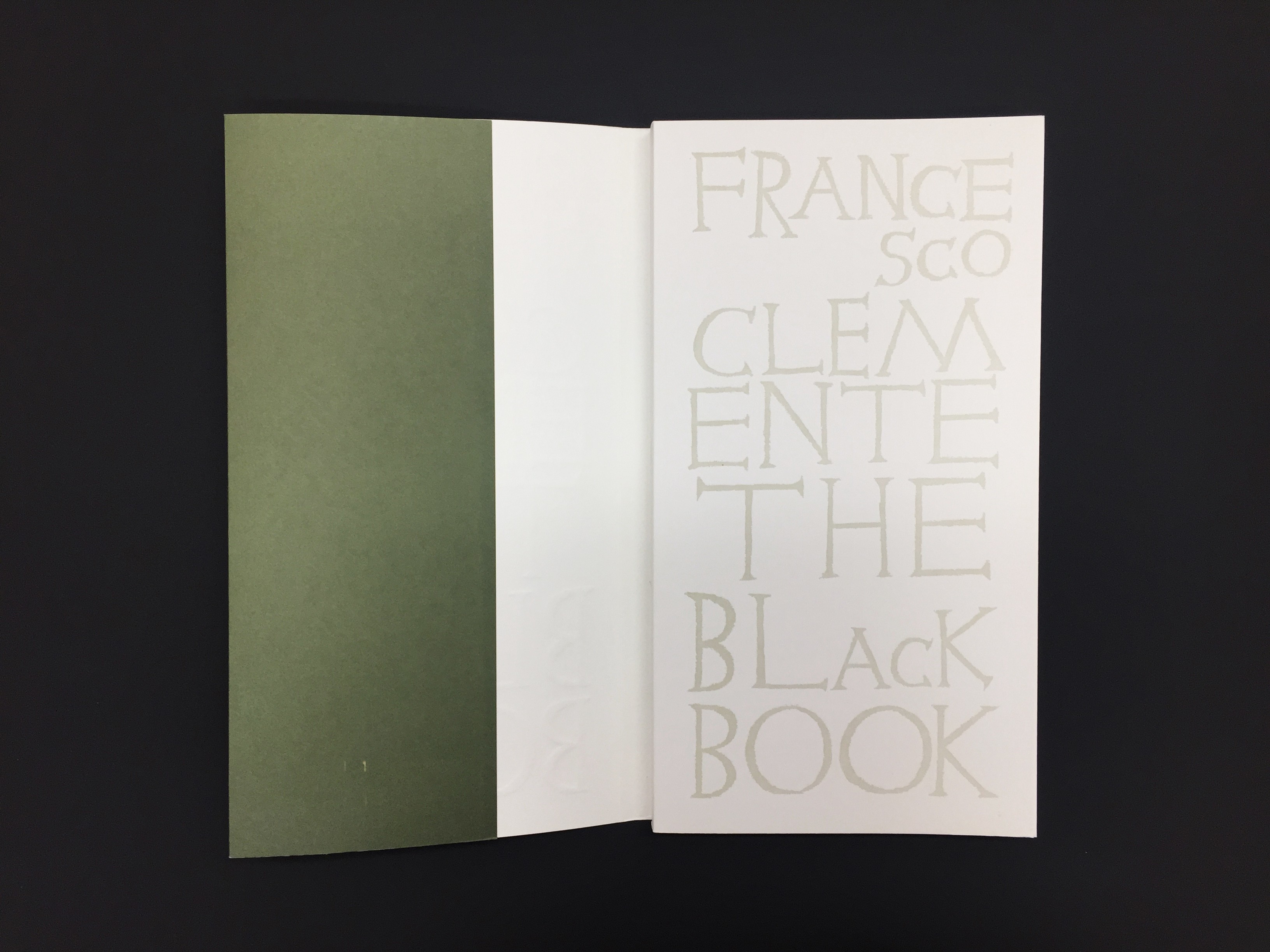 逆輸入 The Clemente: Francesco Black Clemente Francesco Book, アート・デザイン・音楽