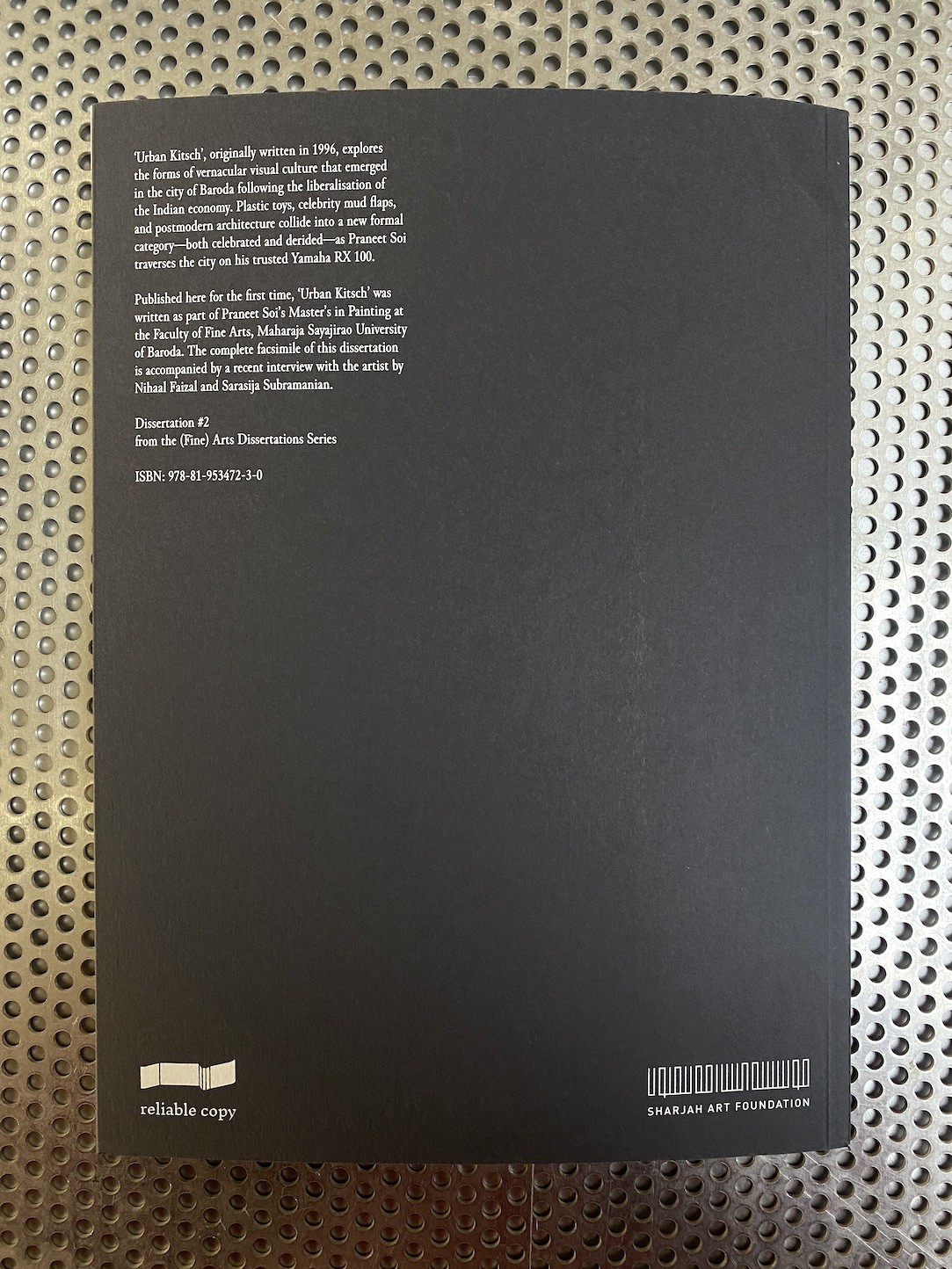 Urban Kitsch Praneet Soi Reliable Copy; Sharjah Art Foundation