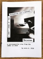 I don't know if the typewriter had a nervous breakdown