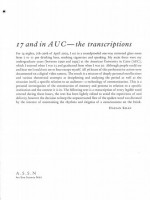 17 and in AUC – The transcriptions	