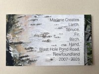 Larch, Spruce, Fir, Birch, Hand, Blast Hole Pond Road, Newfoundland 2007–2026 - Marlene Creates - IMPULSE[b]