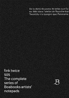 Izet Sheshivari: The complete series of Boabooks artists’ notepads fink twice 505