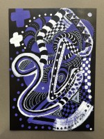 Composition of the Divine in human world (print) 