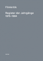 HaFI 007 - Filmkritik: Register der Jahrgänge 1975 -1984