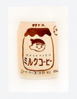 Milk Coffee Can Postcard