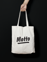 Motto Tote Bag (natural)