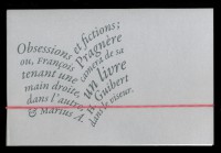 Obsessions & fictions