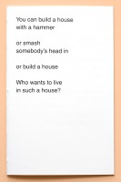  Poems - You can build a house with a hammer