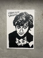 Francoise Sagan Postcard