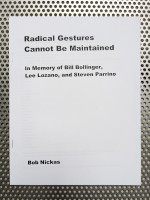 Radical Gestures Cannot be Maintained - The W.C. # 22 (volume 2, number 10)
