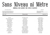 Sans niveau ni mètre – Collection – 10 ans du Journal du Cabinet du livre d’artiste – 2007-2017 (coffret) 