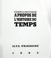 TEMPS A DEVENIR. - A propos de l'histoire du temps