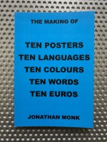 The Making Of Ten Posters Ten Languages Ten Colours Ten Words Ten Euros (blue cover)