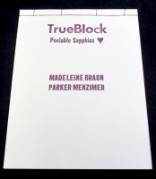 TrueBlock 2nd edition - Peelable Sapphics - Ugly Duckling Presse