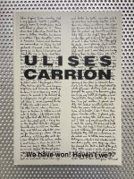 Ulises Carrión: We have won! Haven't we?