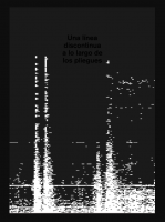 Una línea discontinua a lo largo de los pliegues