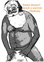 X-Rated Santa Notecards