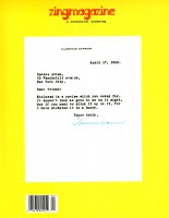 Zingmagazine #4 Summer 1997