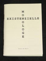 Existenzielle Monologue 