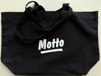 Motto Book Bag (black)
